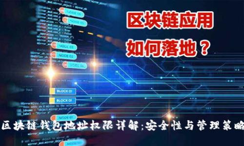 区块链钱包地址权限详解:安全性与管理策略