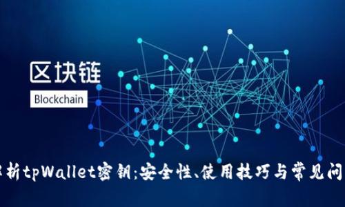 全面解析tpWallet密钥:安全性、使用技巧与常见问题解答