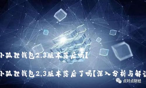 小狐狸钱包2.3版本落后吗?
小狐狸钱包2.3版本落后了吗?深入分析与解读