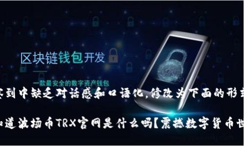 观察到中缺乏对话感和口语化，修改为下面的形式

你知道波场币TRX官网是什么吗？震撼数字货币世界！