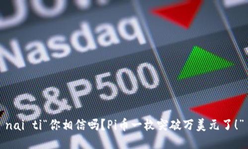 nai ti“你相信吗?Pi币一枚突破万美元了!”