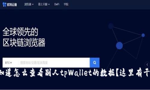 想知道怎么查看别人tpWallet的数据？这里有干货！